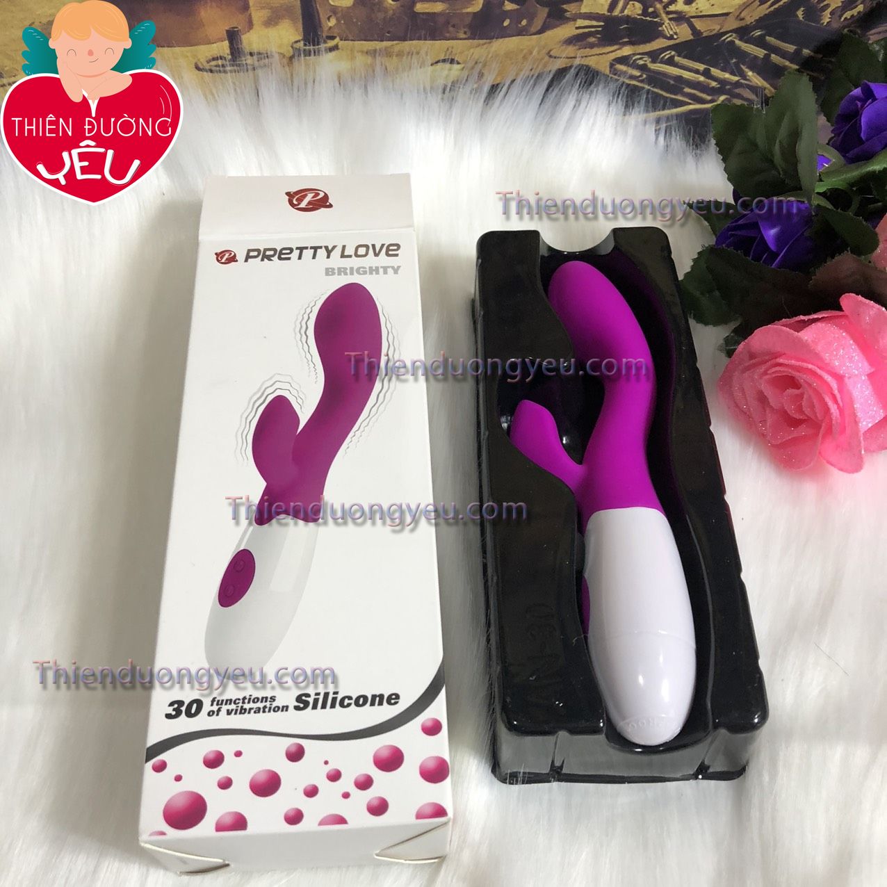 Dương Vật Giả PrettyLove Pringty Rung Massage Cực Đã 